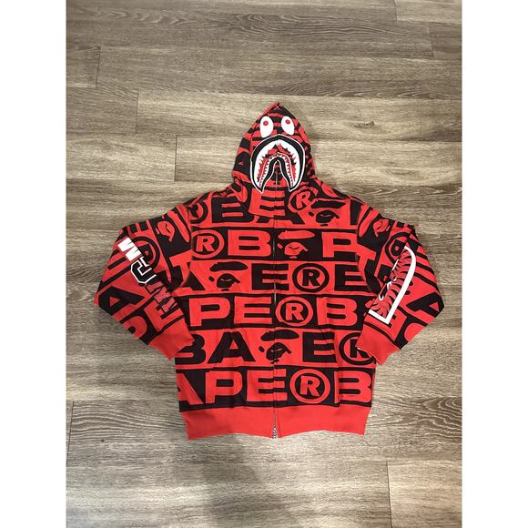 Red Bape Fullzip Jacket - Picture 1 of 6